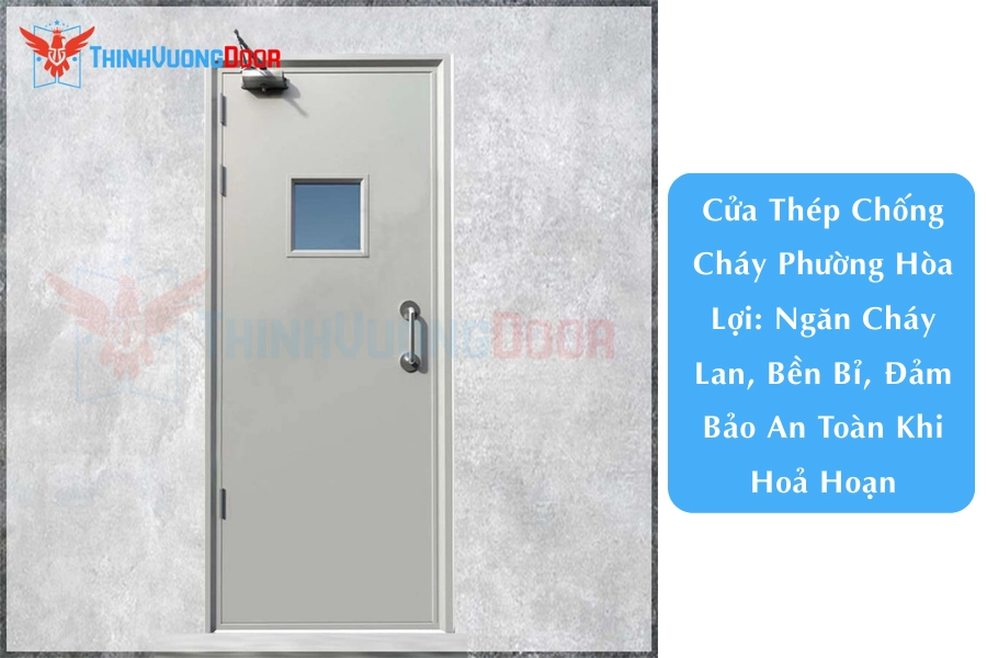 Cửa Thép Chống Cháy Phường Hòa Lợi: Ngăn Cháy Lan, Bền Bỉ, Đảm Bảo An Toàn Khi Hoả Hoạn