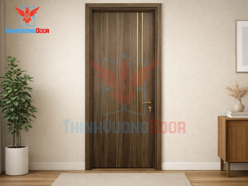 Cấu tạo thực tế của Cửa Gỗ MDF Melamine P1R2-4: Không chỉ là "lớp phủ bề mặt"