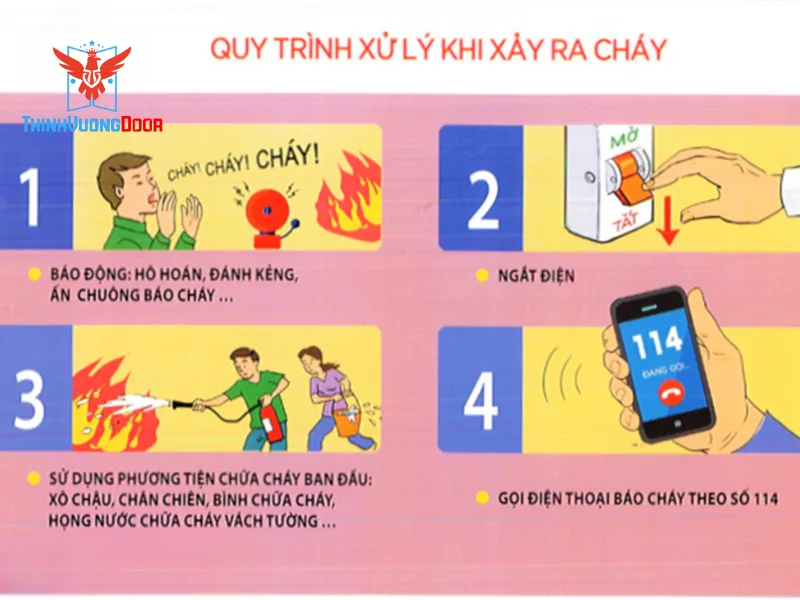 Cách xử lý khi xảy ra cháy nổ