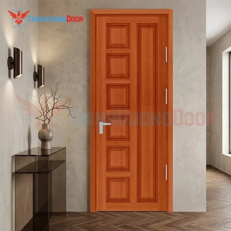Cửa Gỗ HDF VENEER 6B sapele Cửa Gỗ HDF VENEER 6B sapele