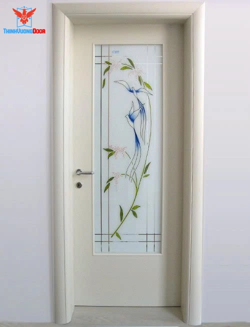 cửa nhựa có hoa văn