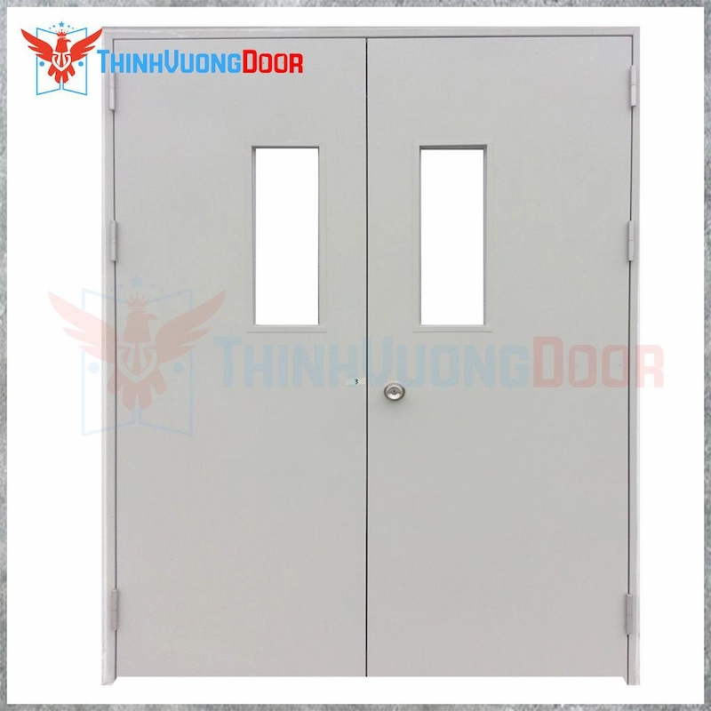 Cửa thép chống cháy 2PG2 khóa cóc