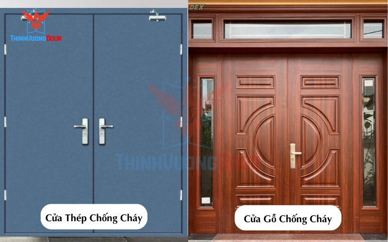 giá cửa phụ biệt thử chống cháy