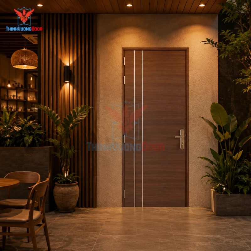 Cửa gỗ công nghiệp MDF Laminate P1R2