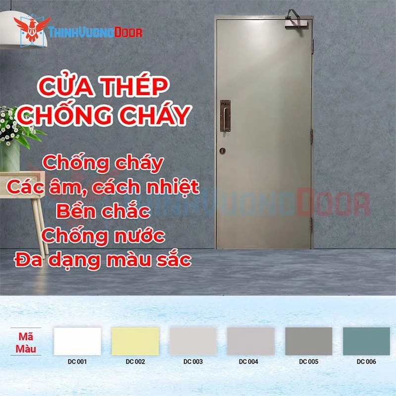 Cửa thép chống cháy P1 TDH Cửa thép chống cháy P1 TDH