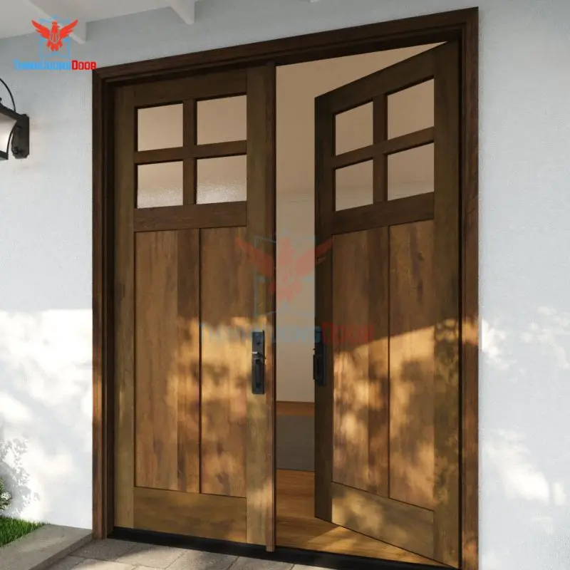 Tại sao nên chọn cửa gỗ 2 cánh kính tại Thịnh Vượng Door?