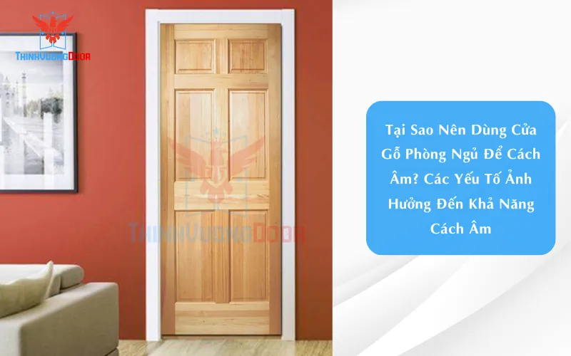 Tại Sao Nên Dùng Cửa Gỗ Phòng Ngủ Để Cách Âm? Các Yếu Tố Ảnh Hưởng Đến Khả Năng Cách Âm