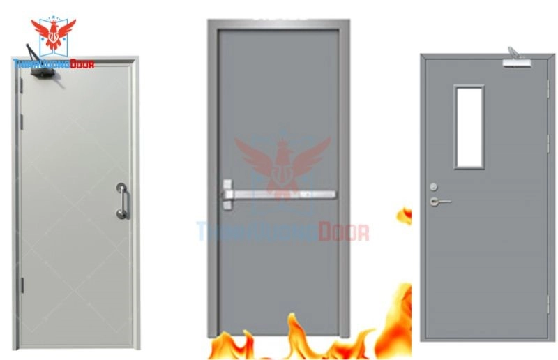 cửa chống cháy có ô kính