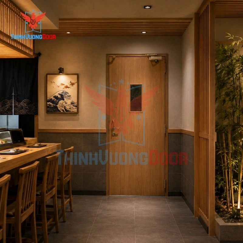 Cửa chống cháy thép P1G1 Vân Gỗ Cửa chống cháy thép P1G1 Vân Gỗ