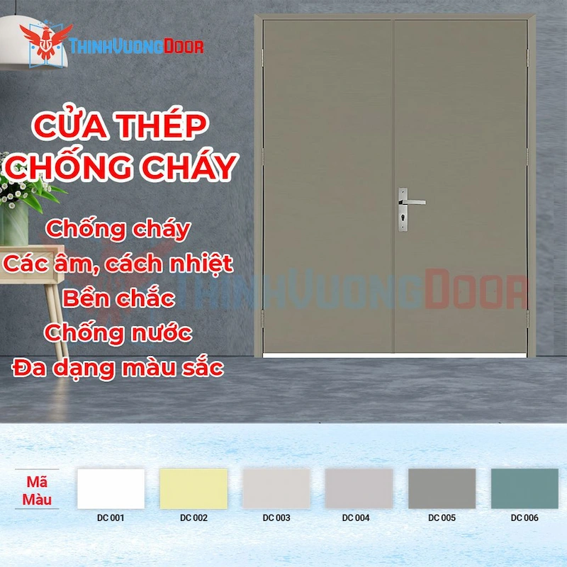 Cửa thép chống cháy 2P1 Cửa thép chống cháy 2P1