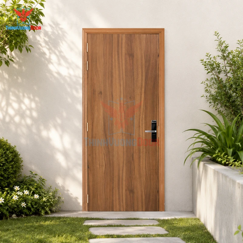 Cửa chống cháy gỗ MDF Melamine 1 Cửa chống cháy gỗ MDF Melamine 1