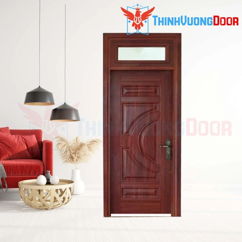 Cửa thép vân gỗ chống cháy cánh đơn CDA018