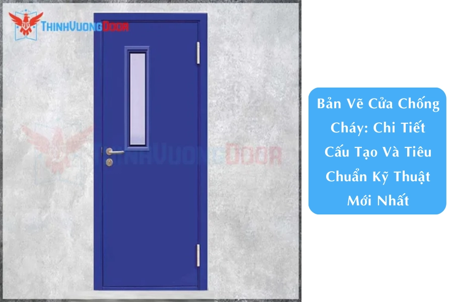 Bản Vẽ Cửa Chống Cháy: Chi Tiết Cấu Tạo Và Tiêu Chuẩn Kỹ Thuật Mới Nhất