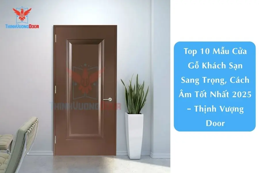 Top 10 Mẫu Cửa Gỗ Khách Sạn Sang Trọng, Cách Âm Tốt Nhất 2025 – Thịnh Vượng Door