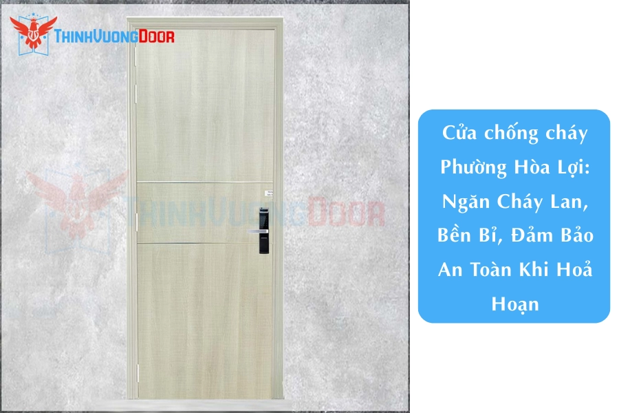 Cửa chống cháy Phường Hòa Lợi: Ngăn Cháy Lan, Bền Bỉ, Đảm Bảo An Toàn Khi Hoả Hoạn