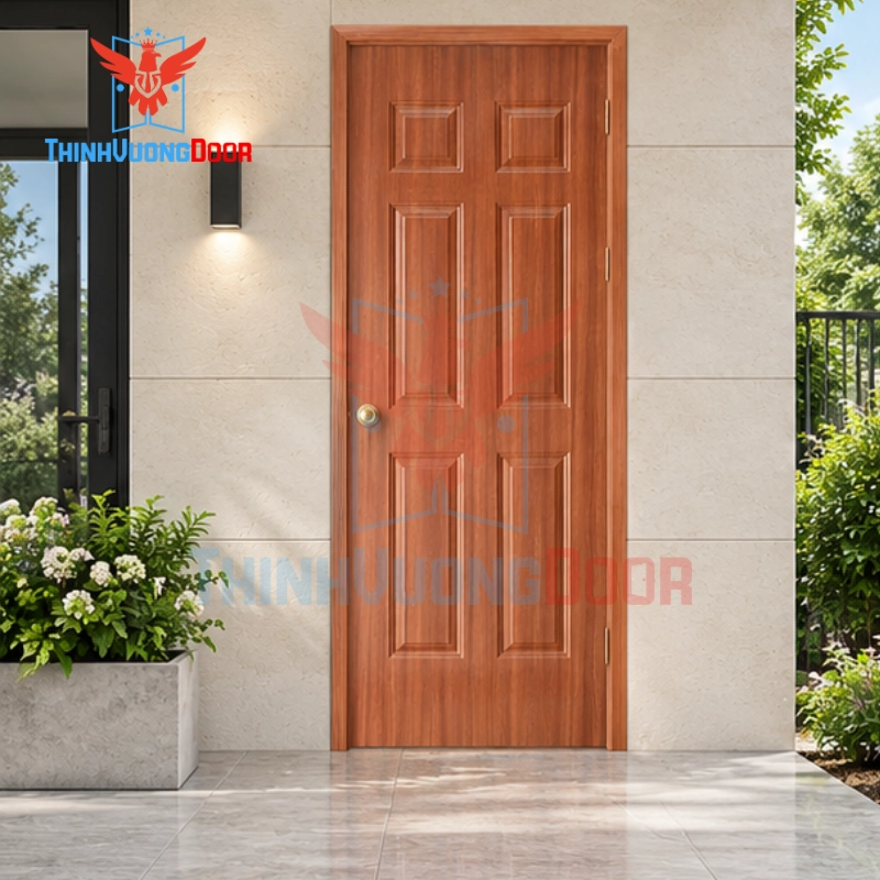 Tại sao nên chọn mua cửa gỗ HDF Veneer cao cấp 6A Sapele tại Thịnh Vượng Door