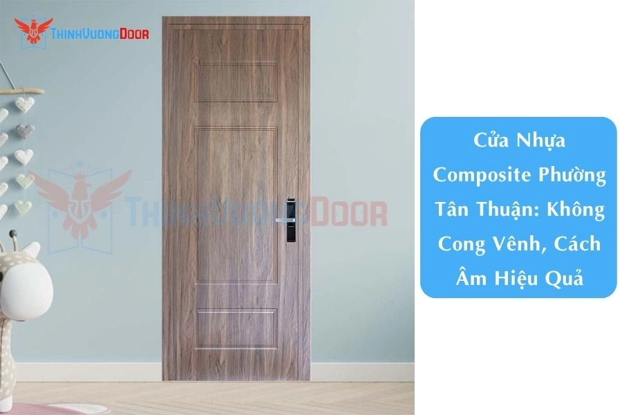 Cửa Nhựa Composite Phường Tân Thuận: Không Cong Vênh, Cách Âm Hiệu Quả