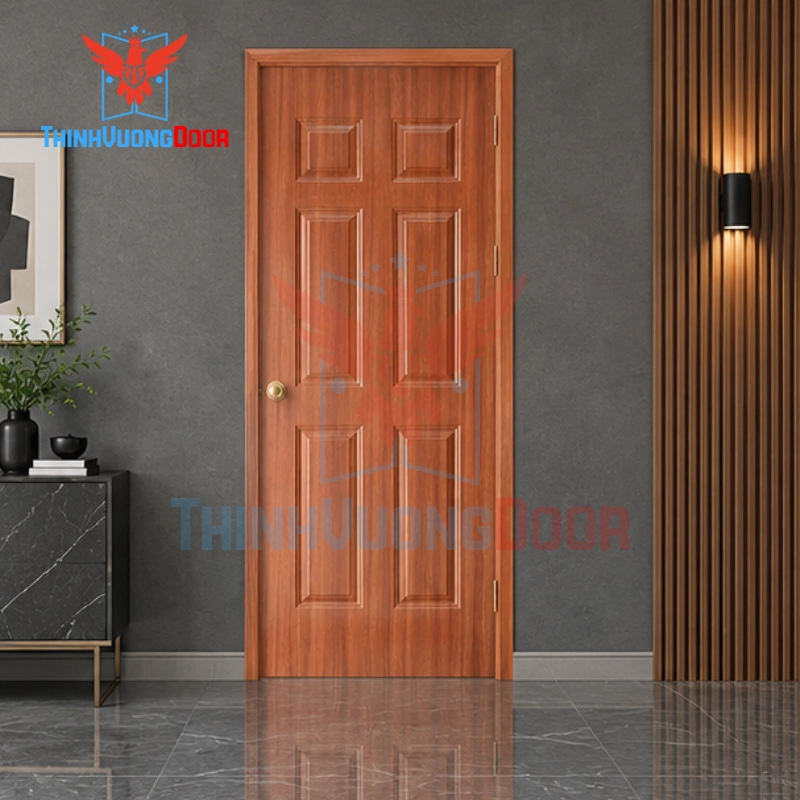Ứng dụng thực tế: Cửa HDF Veneer Sapele phù hợp với không gian nào