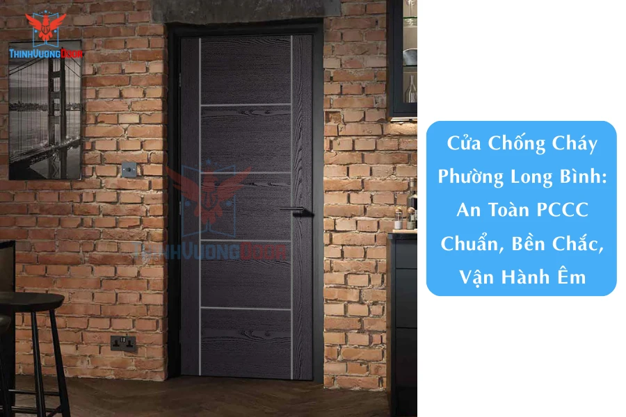 Cửa Chống Cháy Phường Long Bình: An Toàn PCCC Chuẩn, Bền Chắc, Vận Hành Êm