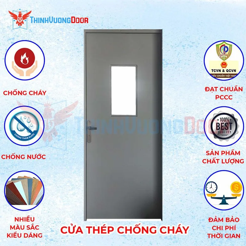 Cửa P1G1 khóa tay gạt Cửa P1G1 khóa tay gạt