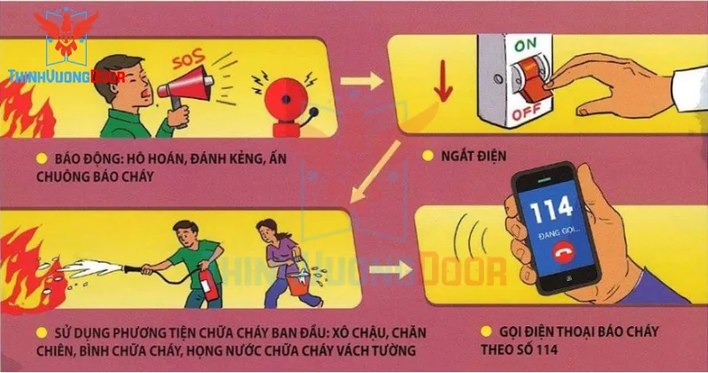 Ứng phó khi xảy ra cháy nổ