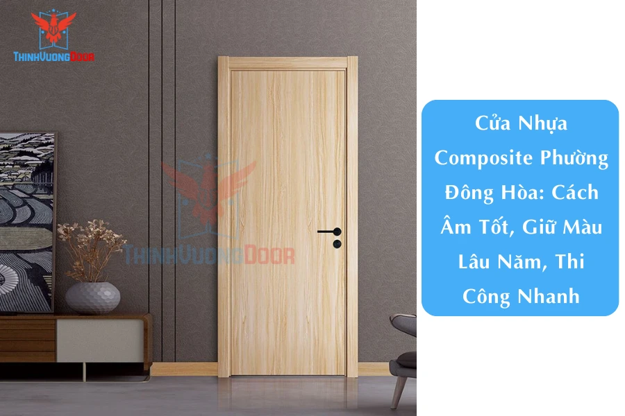 Cửa Nhựa Composite Phường Đông Hòa: Cách Âm Tốt, Giữ Màu Lâu Năm, Thi Công Nhanh