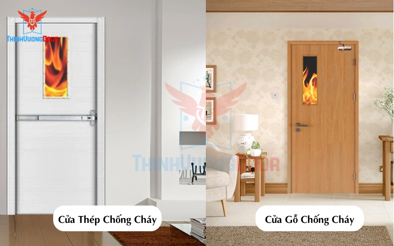 mua cửa phụ chung cư chống cháy