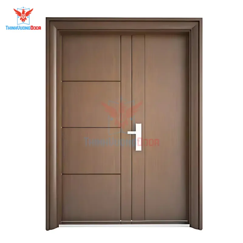 Kinh nghiệm chọn mua cửa gỗ 2 cánh lệch phù hợp