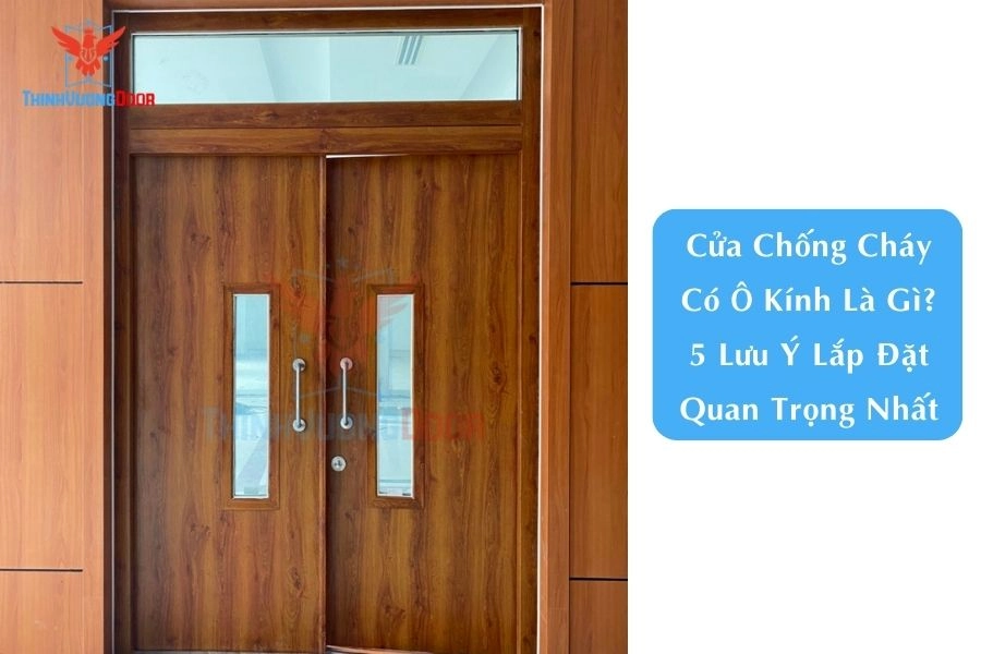 Cửa Chống Cháy Có Ô Kính Là Gì? 5 Lưu Ý Lắp Đặt Quan Trọng Nhất