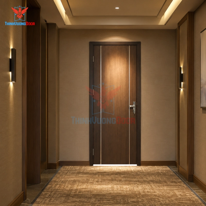 Cửa gỗ công nghiệp MDF Laminate P1R2a Cửa gỗ công nghiệp MDF Laminate P1R2a