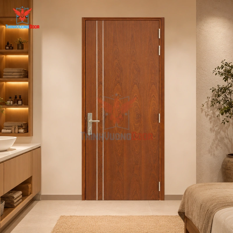 Cửa Gỗ Chống Cháy MDF Veneer P1R2 Xoan dao