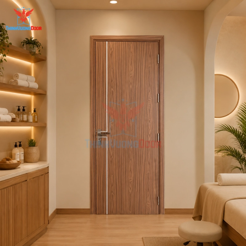 Cửa gỗ công nghiệp MDF Laminate P1R1 Cửa gỗ công nghiệp MDF Laminate P1R1