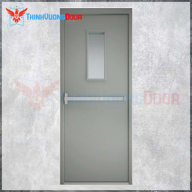 Cửa thép chống cháy 1 cánh thoát hiểm