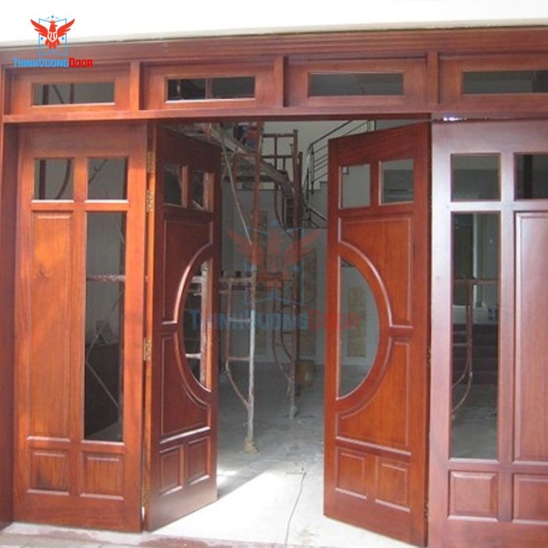  Mẫu cửa thép 4 cánh có ô thoáng