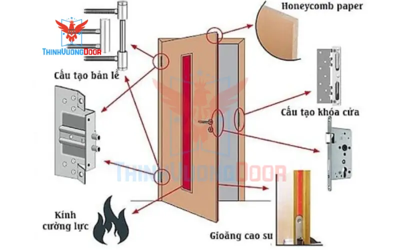 Phân tích chi tiết cấu tạo cửa chống cháy