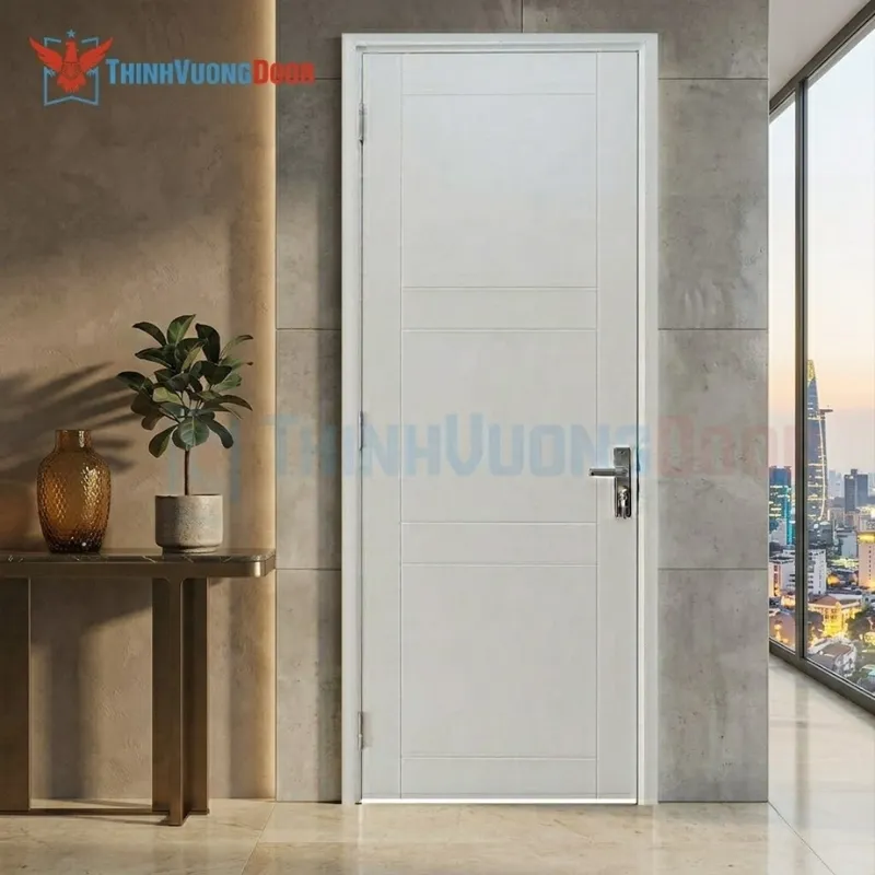 Chính sách thi công và bảo hành cửa HDF Veneer tại Thịnh Vượng Door