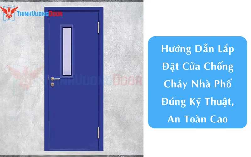 Hướng Dẫn Lắp Đặt Cửa Chống Cháy Nhà Phố Đúng Kỹ Thuật, An Toàn Cao