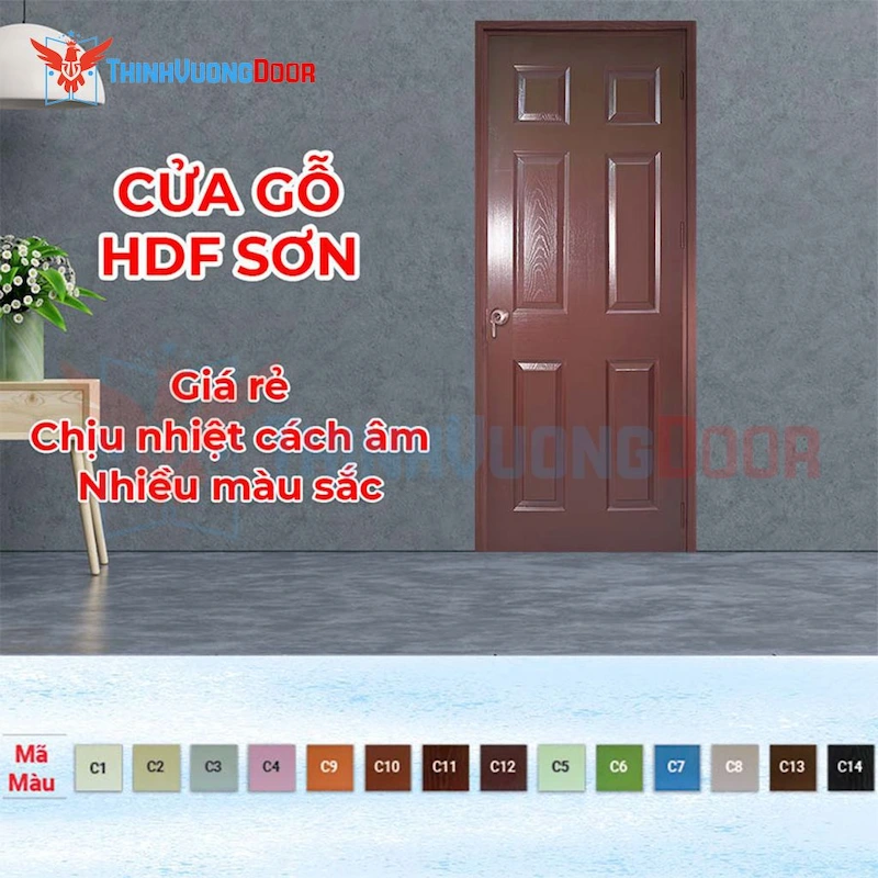 cửa gỗ HDF 6A C11