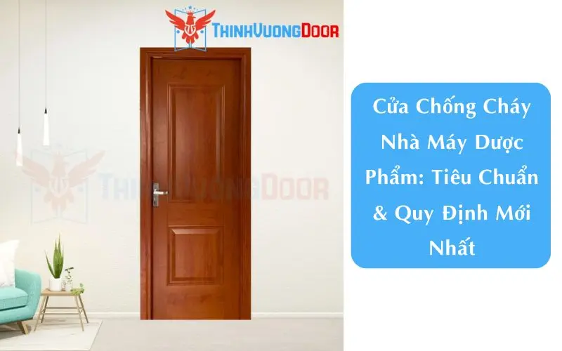 Cửa Chống Cháy Nhà Máy Dược Phẩm: Tiêu Chuẩn & Quy Định Mới Nhất