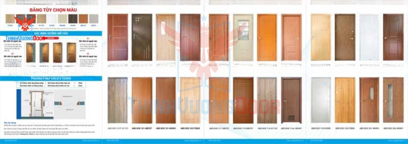 Các loại cửa nhựa ABS phổ biến