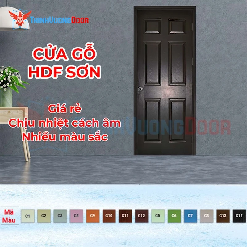 cửa HDF 6A C14