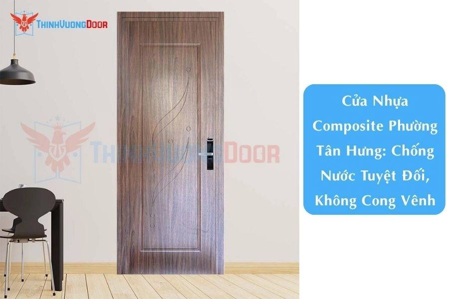 Cửa Nhựa Composite Phường Tân Hưng: Chống Nước Tuyệt Đối, Không Cong Vênh