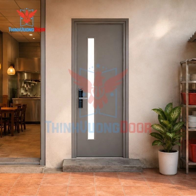Cửa chống cháy thép P1G1 Xám