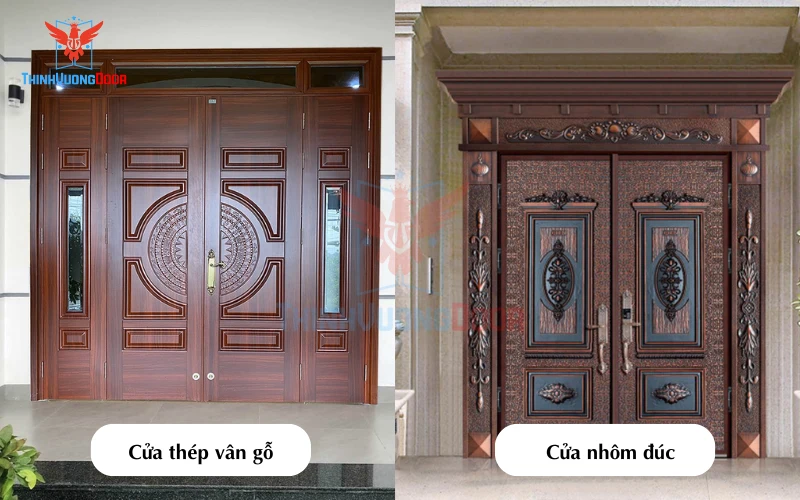 Báo giá cửa chính biệt thự chống cháy