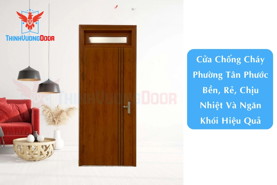 Cửa Chống Cháy Phường Tân Phước Bền, Rẻ, Chịu Nhiệt Và Ngăn Khói Hiệu Quả