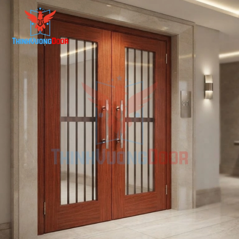 Thông số kỹ thuật chi tiết cửa thép vân gỗ chống cháy CS2K SS