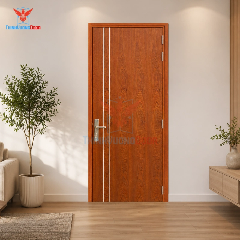 Cửa chống cháy gỗ MDF Veneer P1R2 Xoan dao