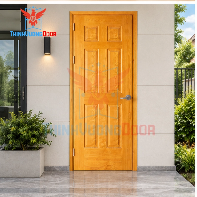 Tại sao nên tin tưởng đặt mua cửa gỗ HDF Veneer cao cấp 6A Ash tại Thịnh Vượng Door