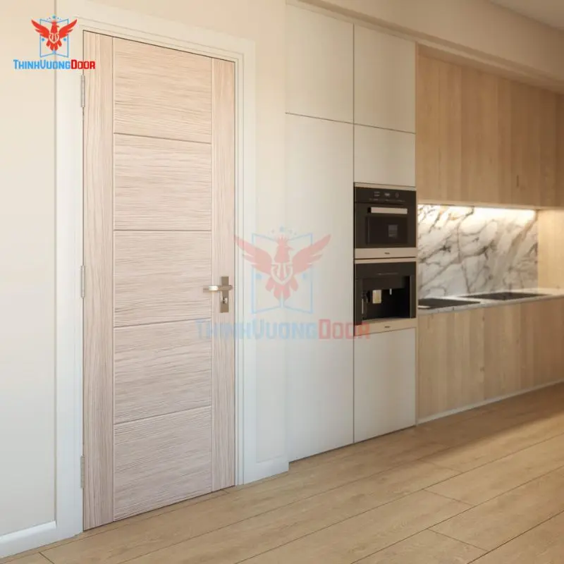 Cửa gỗ màu trắng ngà