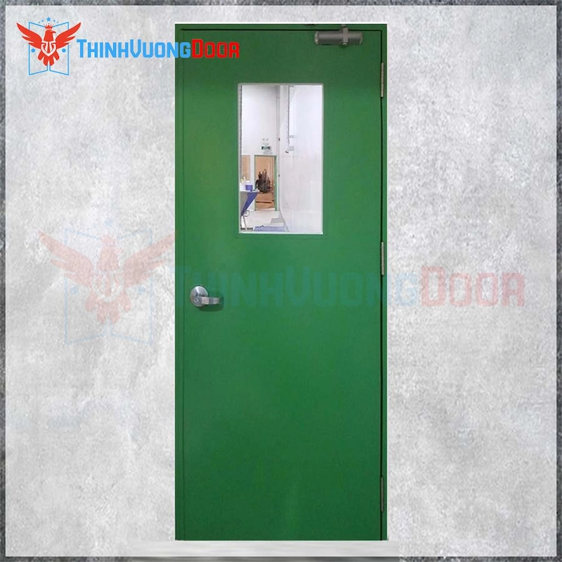 Cửa thép chống cháy P1G1 thoát hiểm có khóa